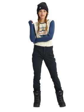 NWT Women's Burton XL Ivy Under-Boot Snowboard Pants Black MSRP$170
